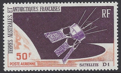 1966 French Antarctic. SG.42 Air - Launching of Satellite D1 U/M (MNH) 1966 French Antarctic. SG.42 Air - Launching of Satellite D1 U/M (MNH)