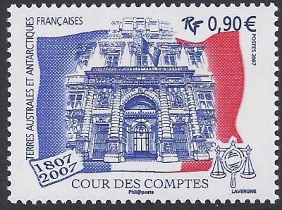 2007 French Antarctic. SG.586 Bicentenary of Court Auditors. U/M (MNH) 2007 French Antarctic. SG.586 Bicentenary of Court Auditors. U/M (MNH)