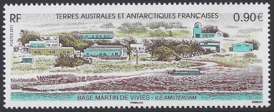 2011 French Antarctic. SG.644 Martin de Vivies Base Amsterdam Island. U/M (MNH) 2011 French Antarctic. SG.644 Martin de Vivies Base Amsterdam Island. U/M (MNH)