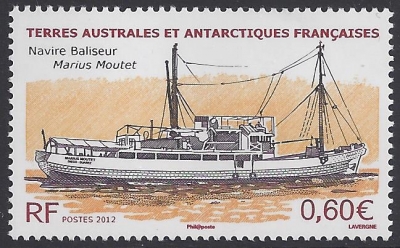 2012 French Antarctic. SG.660 Marius Moutet (tender) U/M (MNH) 2012 French Antarctic. SG.660 Marius Moutet (tender) U/M (MNH)