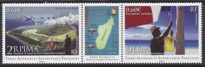 2012 French Antarctic. SG.663-4 Military Stations on Illes Esparses set 2 values U/M (MNH) 2012 French Antarctic. SG.663-4 Military Stations on Illes Esparses set 2 values U/M (MNH)