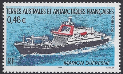 2002 French Antarctic. SG.482 Marion Dufresne (Antarctic Supply Ship) U/M (MNH) 2002 French Antarctic. SG.482 Marion Dufresne (Antarctic Supply Ship) U/M (MNH)