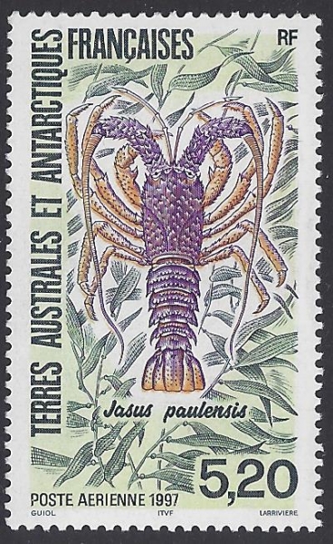 1997 French Antarctic. SG.366 Air- Spiny Lobster. U/M (MNH) 1997 French Antarctic. SG.366 Air- Spiny Lobster. U/M (MNH)
