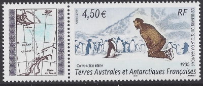 2005 French Antarctic. SG.542 Cent. of Return of Le Francais (exporation ship) U/M (MNH) 2005 French Antarctic. SG.542 Cent. of Return of Le Francais (exporation ship) U/M (MNH)