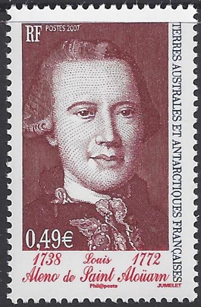 2007 French Antarctic. SG.572 Louis Aleno Saint Alouarn. (explorer) U/M (MNH) 2007 French Antarctic. SG.572 Louis Aleno Saint Alouarn. (explorer) U/M (MNH)