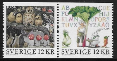 2010 Sweden SG.2646-7 Europa 'Childrens Books'. U/M (MNH) 2010 Sweden SG.2646-7 Europa 'Childrens Books'. U/M (MNH)