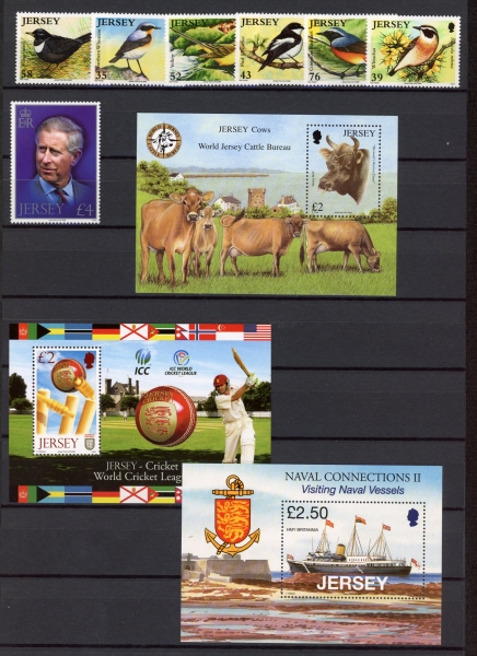 2008 Jersey. - complete sets & mini sheets total Face value £51.00 U/M (MNH) 2008 Jersey. - complete sets & mini sheets total Face value £51.00 U/M (MNH)