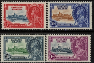 1935 Falklands - KGV Silver Jubilee SG.139-42 set 4 values U/M (MNH) 1935 Falklands - KGV Silver Jubilee SG.139-42 set 4 values U/M (MNH)
