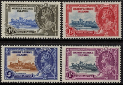 1935 Gilbert & Ellice Island SG.36-9 1935 Silver Jubilee U/M (MNH) 1935 Gilbert & Ellice Island SG.36-9 1935 Silver Jubilee U/M (MNH)