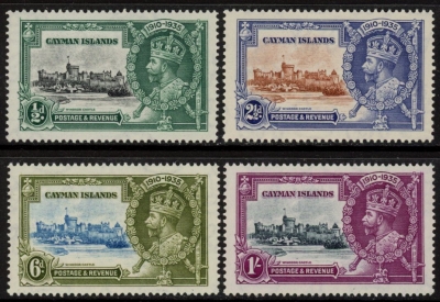1935 Cayman Islands SG.108-11 Silver Jubilee set 4 values u/m (MNH) 1935 Cayman Islands SG.108-11 Silver Jubilee set 4 values u/m (MNH)