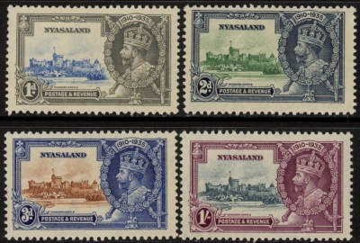 1935 Nyasaland - SG.123-6 Silver Jubilee set 4 values u/m (MNH) 1935 Nyasaland - SG.123-6 Silver Jubilee set 4 values u/m (MNH)