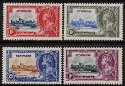 1935 St. Vincent SG.142-5 Silver Jubilee set 4 values u/m (MNH) 1935 St. Vincent SG.142-5 Silver Jubilee set 4 values u/m (MNH)