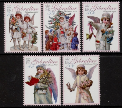 2005 Gibraltar SG.1146-50 Christmas Angels Set of 5 valves U/M (MNH) 2005 Gibraltar SG.1146-50 Christmas Angels Set of 5 valves U/M (MNH)