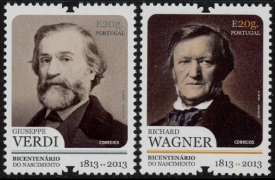 2013 Portugal SG.4028-9 Composers Set of 2 values U/M (MNH) 2013 Portugal SG.4028-9 Composers Set of 2 values U/M (MNH)