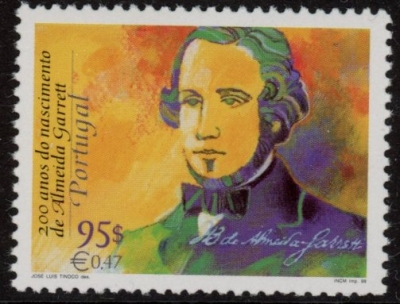 1999 Portugal SG.2701 Joao Bapista Almeida Garrett U/M (MNH) 1999 Portugal SG.2701 Joao Bapista Almeida Garrett U/M (MNH)