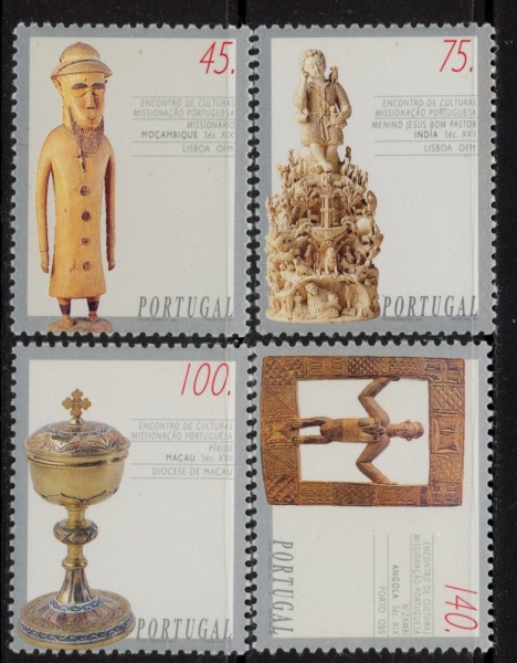 1994 Portugal SG.2411-4 Portugese Missionairies Set of 4 values U/M (MNH) 1994 Portugal SG.2411-4 Portugese Missionairies Set of 4 values U/M (MNH)