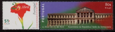 1999 Portugal - SG2706-7 25th Anniv of Revolution set 2 values U/M (MNH) 1999 Portugal - SG2706-7 25th Anniv of Revolution set 2 values U/M (MNH)