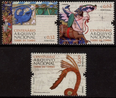 2011 Portugal SG.3880-2 National Archives Set of 2 values U/M (MNH) 2011 Portugal SG.3880-2 National Archives Set of 2 values U/M (MNH)