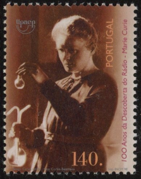 1998 Portugal SG.2644 Cent. of Discovery of Radium U/M (MNH) 1998 Portugal SG.2644 Cent. of Discovery of Radium U/M (MNH)