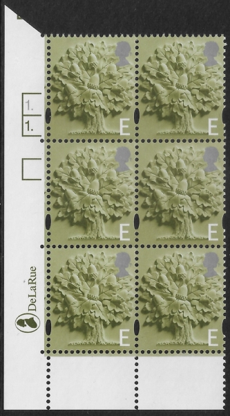 EN 3 'E' Oak Tree 2B cyld. 1 1 Dot Phos 49 DLR U/M (MNH) EN 3 'E' Oak Tree 2B cyld. 1 1 Dot Phos 49 DLR U/M (MNH)