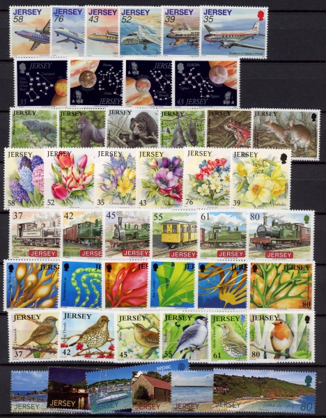 2009 Jersey Sets & Mini Sheets MS1456/7 missing U/M (MNH) 2009 Jersey Sets & Mini Sheets MS1456/7 missing U/M (MNH)