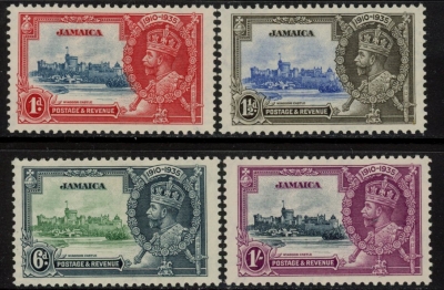 1935 Jamaica SG.114-7 Silver Jubilee set 4 values U/M (MNH) 1935 Jamaica SG.114-7 Silver Jubilee set 4 values U/M (MNH)