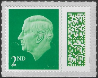 V5000 2nd green M25L MAIL (from sheet) U/M (MNH V5000 2nd green M25L MAIL (from sheet) U/M (MNH