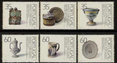 1991 Portugal SG.2221-6 Faience (2nd Series) Set of 6 Values U/M (MNH) 1991 Portugal SG.2221-6 Faience (2nd Series) Set of 6 Values U/M (MNH)