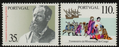 1991 Portugal SG.2243-4 Anniversaries Set of 2 values U/M (MNH) 1991 Portugal SG.2243-4 Anniversaries Set of 2 values U/M (MNH)