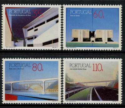 1991 Portugal SG.2245-8 Architecture Set of 4 values U/M (MNH) 1991 Portugal SG.2245-8 Architecture Set of 4 values U/M (MNH)