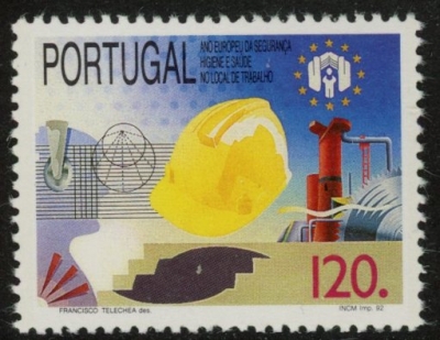 1992 Portugal SG.2314 Safety in the Workplace U/M (MNH) 1992 Portugal SG.2314 Safety in the Workplace U/M (MNH)