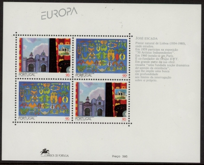 1993 Portugal MS.2323 Europa Mini Sheet U/M (MNH) 1993 Portugal MS.2323 Europa Mini Sheet U/M (MNH)