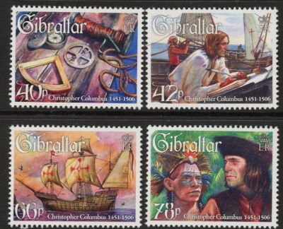 2006 Gibraltar SG.1191-4 Death Anniv of Christopher Columbus Set of 4 values U/M (MNH) 2006 Gibraltar SG.1191-4 Death Anniv of Christopher Columbus Set of 4 values U/M (MNH)