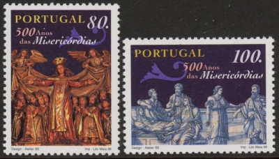 1998 Portugal SG.2608-9 Holy Houses Set of 2 values U/M (MNH) 1998 Portugal SG.2608-9 Holy Houses Set of 2 values U/M (MNH)