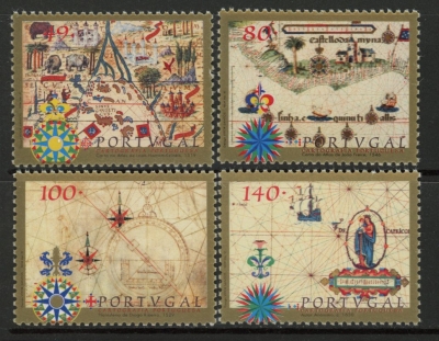 1997 Portugal SG.2586-9 Portugese Charts Set of 4 values U/M (MNH) 1997 Portugal SG.2586-9 Portugese Charts Set of 4 values U/M (MNH)