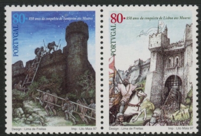1997 Portugal SG.2561-2 Capture of the Moors Set of 2 values U/M (MNH) 1997 Portugal SG.2561-2 Capture of the Moors Set of 2 values U/M (MNH)