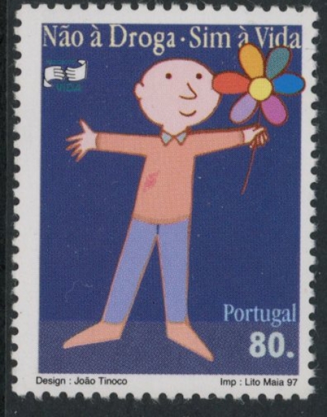 1997 Portugal SG.2548 No To Drugs - Yes to Life U/M (MNH) 1997 Portugal SG.2548 No To Drugs - Yes to Life U/M (MNH)