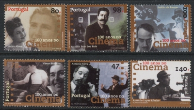 1996 Portugal SG.2507-12 Motion Pictures Set of 6 values U/M (MNH) 1996 Portugal SG.2507-12 Motion Pictures Set of 6 values U/M (MNH)