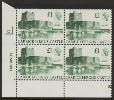 UK1 (SG.1410) £1 cylinder Block of 4 cylinder 1 I Harrison U/M (MNH) UK1 (SG.1410) £1 cylinder Block of 4 cylinder 1 I Harrison U/M (MNH)