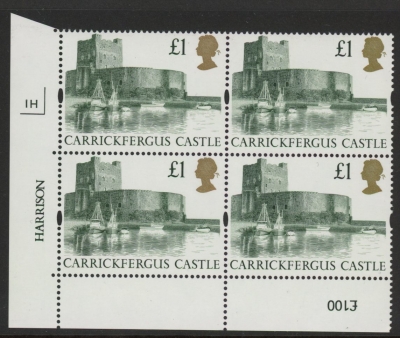 UK5 (SG.1611) £1.50  cylinder Block of 4 cylinder 1H  Harrison U/M (MNH) UK5 (SG.1611) £1.50  cylinder Block of 4 cylinder 1H  Harrison U/M (MNH)
