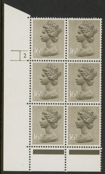 U240 (x949) Harrison 16p olive drab phos.(ACP) perf RE Cyld. 2 no dot U/M (MNH) U240 (x949) Harrison 16p olive drab phos.(ACP) perf RE Cyld. 2 no dot U/M (MNH)