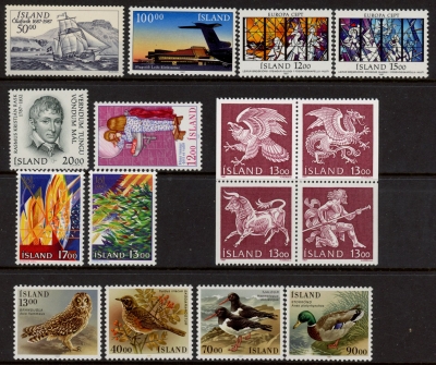 1987 Iceland Complete Sets Total £38.00 Cat. U/M (MNH) 1987 Iceland Complete Sets Total £38.00 Cat. U/M (MNH)