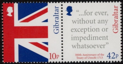 2013 Gibraltar SG.1514-5 Treaty of Utrecht Set of 2 values U/M (MNH) 2013 Gibraltar SG.1514-5 Treaty of Utrecht Set of 2 values U/M (MNH)