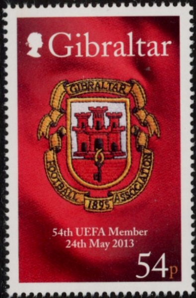 2013 Gibraltar SG.1509 54th Member of UEFA U/M (MNH) 2013 Gibraltar SG.1509 54th Member of UEFA U/M (MNH)