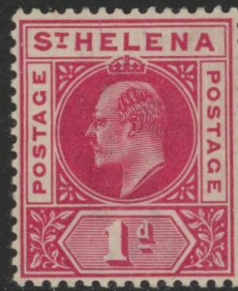 1902 St Helena SG.54 1d carmine M/M 1902 St Helena SG.54 1d carmine M/M