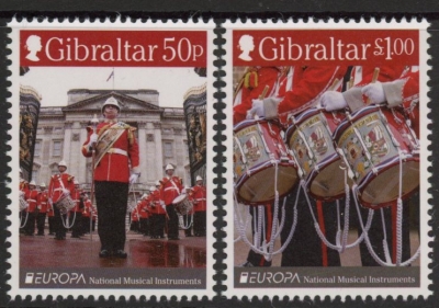 2014 Gibraltar SG1582-3 Europa Musical Instruments 2 values U/M (MNH 2014 Gibraltar SG1582-3 Europa Musical Instruments 2 values U/M (MNH