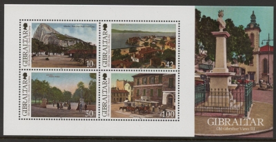 2014 Gibraltar MS.1505 Old Views 3rd Series Mini Sheet U/M (MNH) 2014 Gibraltar MS.1505 Old Views 3rd Series Mini Sheet U/M (MNH)
