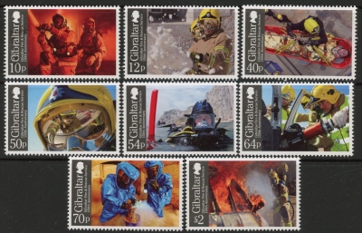 2015 Gibraltar - Fire and Rescue 150th Ann Set of 8 values U/M (MNH) 2015 Gibraltar - Fire and Rescue 150th Ann Set of 8 values U/M (MNH)
