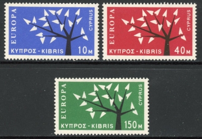 1963 Cyprus MS.224-6 Europa. set 3 values. U/M (MNH) 1963 Cyprus MS.224-6 Europa. set 3 values. U/M (MNH)