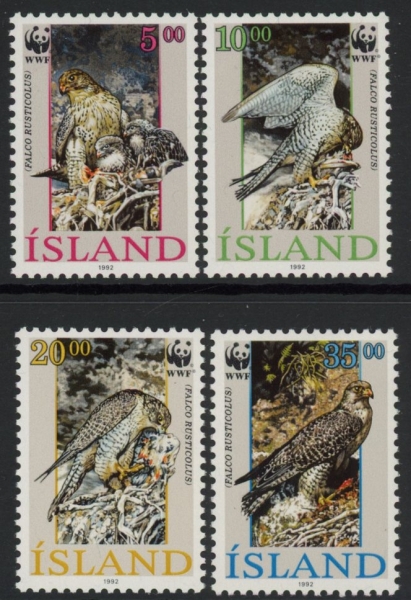 1992 Iceland SG.798-801 Endangered Species Set of 4 values U/M (MNH) 1992 Iceland SG.798-801 Endangered Species Set of 4 values U/M (MNH)